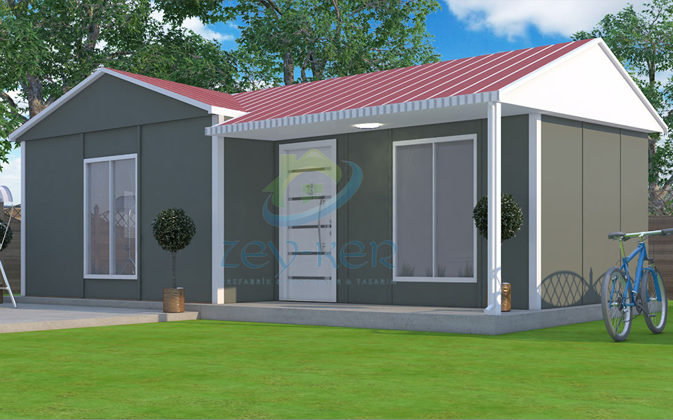 Tek Katlı Prefabrik Ev Zeyker Prefabrik
