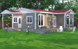 81 m² Tek Katlı Prefabrik Ev