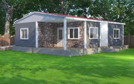 73 m² Tek Katlı Prefabrik Ev