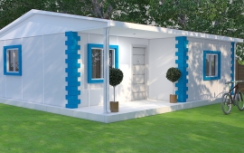 52 m² Tek Katlı Prefabrik Ev