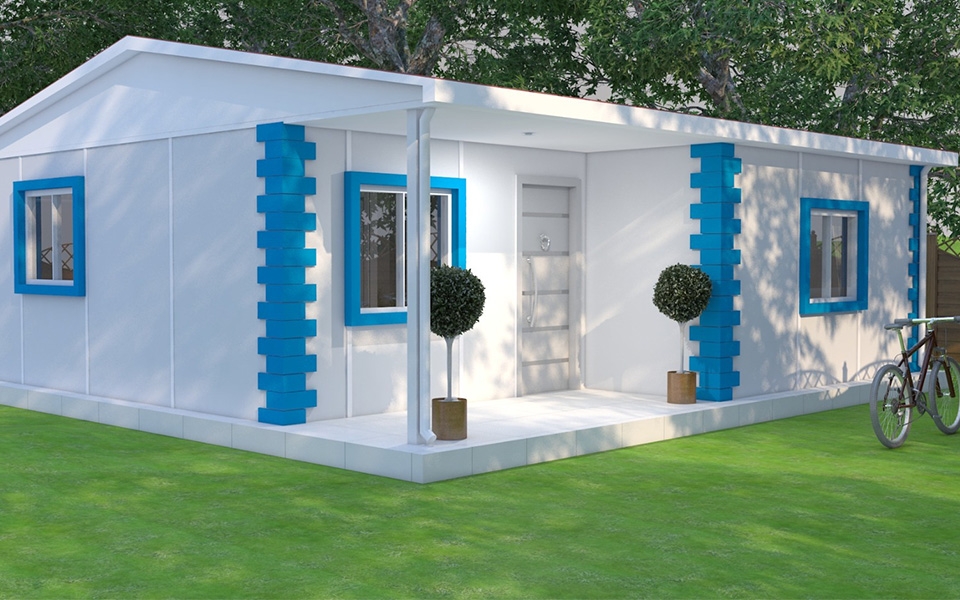 52 m² Tek Katlı Prefabrik Ev