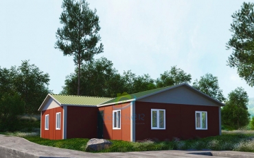 117 m²  3+1 Prefabrik Ev