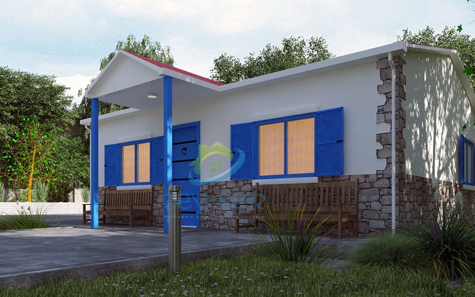 45 m² Tek Katlı Prefabrik Ev